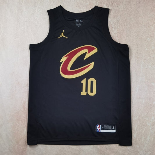Cleveland Cavaliers #10 Darius Garland Hot Press Cavaliers Style 2