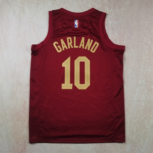 Cleveland Cavaliers #10 Darius Garland Hot Press Cavaliers Style 3