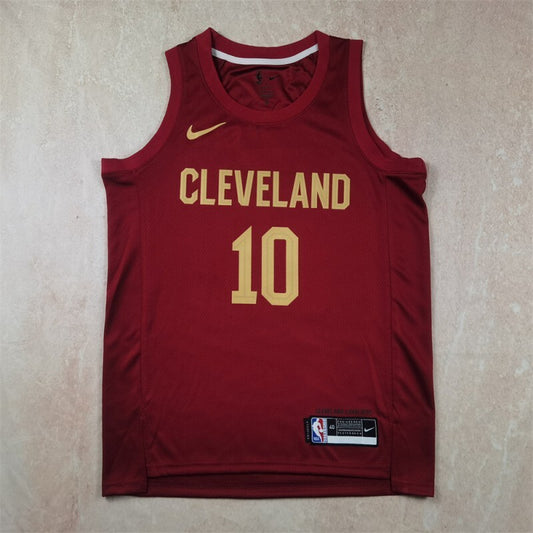 Cleveland Cavaliers #10 Darius Garland Hot Press Cavaliers Style 4