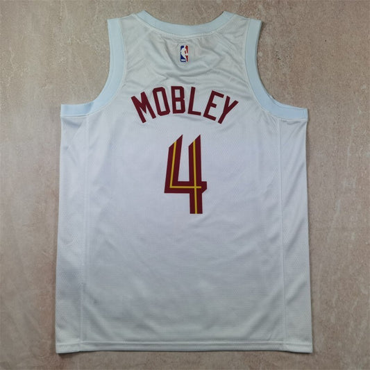 Cleveland Cavaliers #4 Mobley Hot Press Cavaliers Style 5