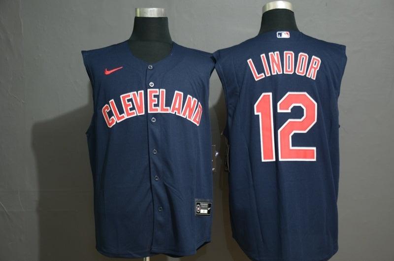 Cleveland Indians #12 Francisco Lindor Style 1