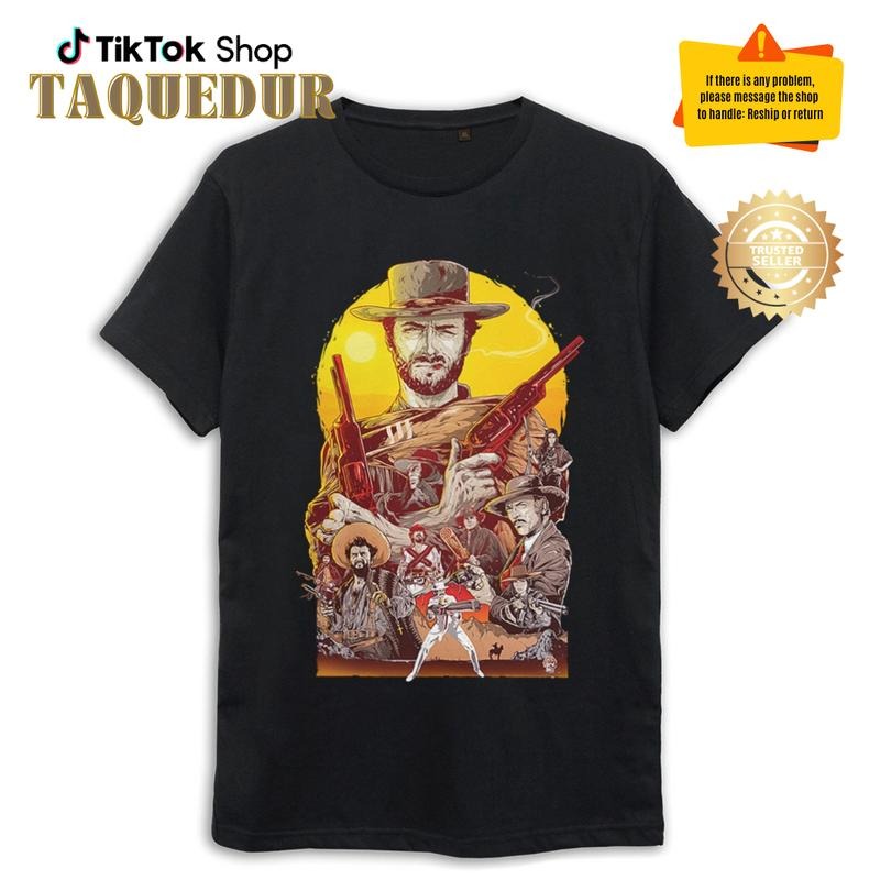 Clint Eastwood The Good the Bad and the Ugly Art T-Shirt, Men's Women's Sizes Hoodie, Sweatshirt | WearSparks.com