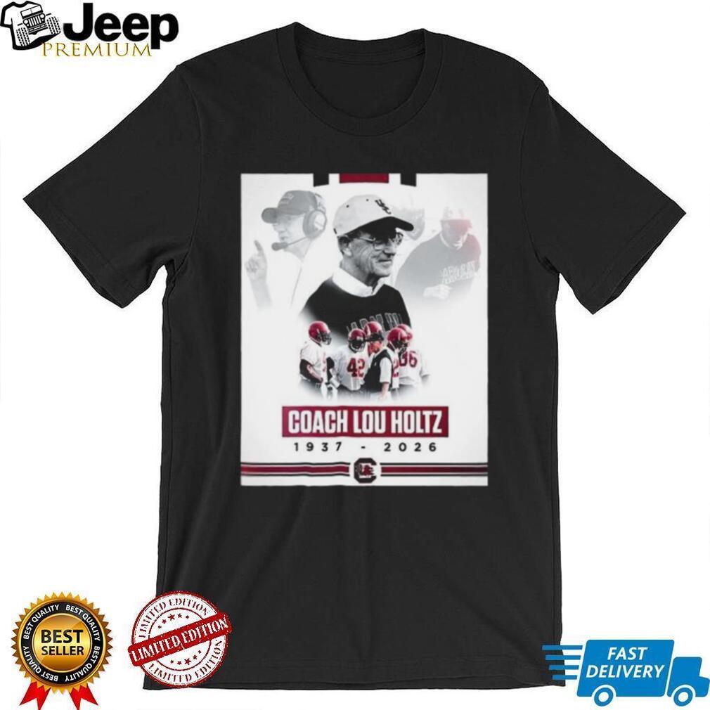 Coach Lou Holtz Tribute 1937 2026 Memorial South Carolina T Shirt
