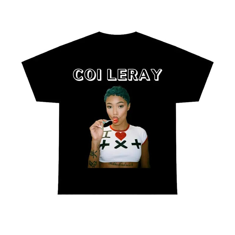 Coi Ler Cute Girl Gift Fans Shirt, Rap Lerayy Tee Cotton Fabric Hoodie, Sweatshirt | WearSparks.com