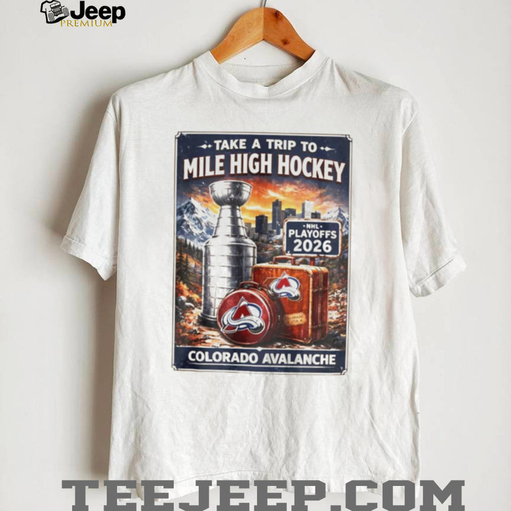 Colorado Avalanche Mile High Hockey NHL Playoffs 2026 Retro Vintage Sports Men Women Fans T Shirt