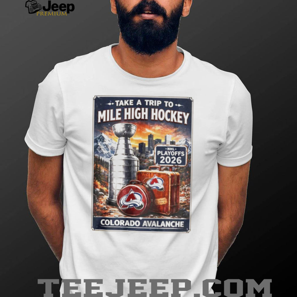Colorado Avalanche Mile High Hockey NHL Playoffs 2026 Retro Vintage Sports Men Women Fans T Shirt