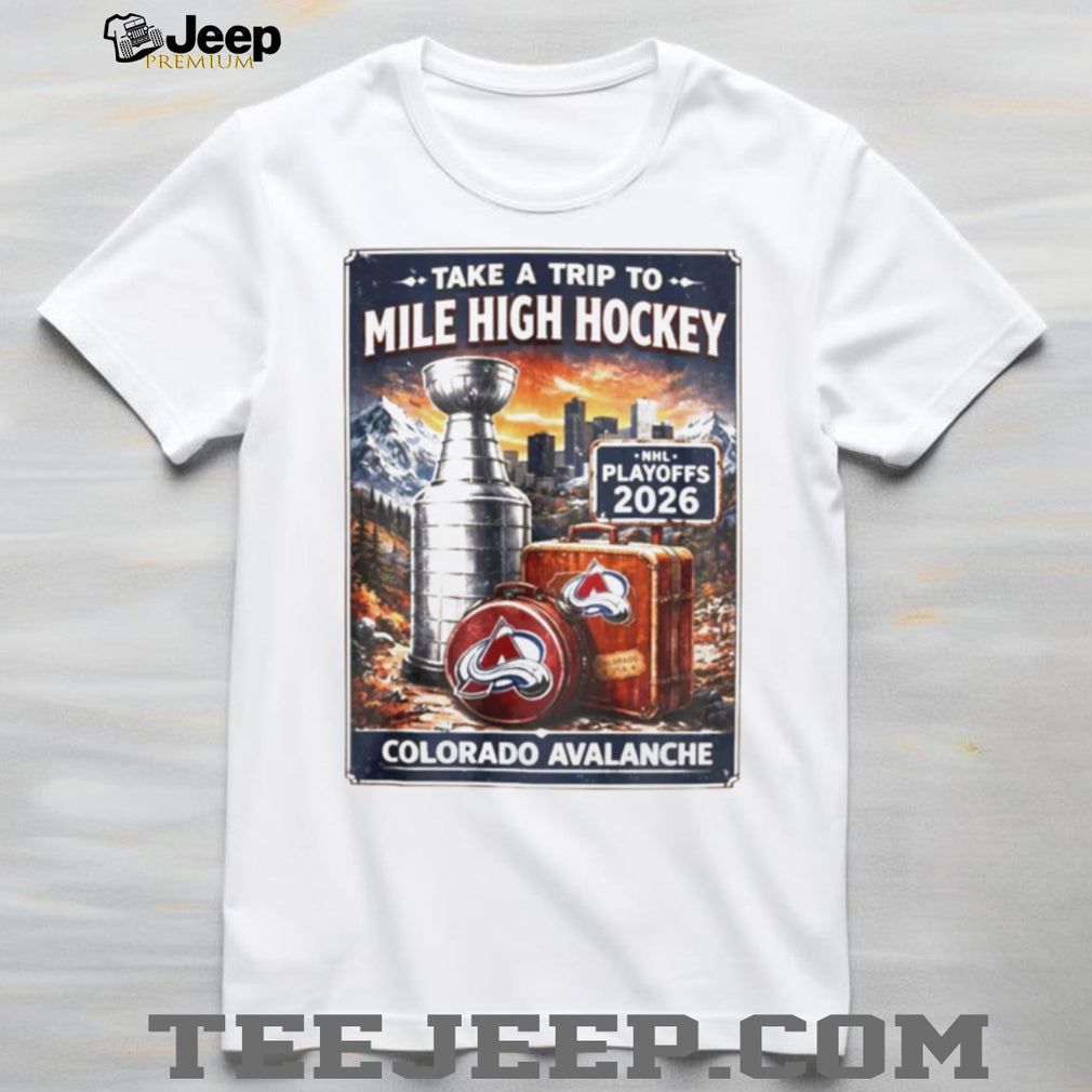 Colorado Avalanche Mile High Hockey NHL Playoffs 2026 Retro Vintage Sports Men Women Fans T Shirt