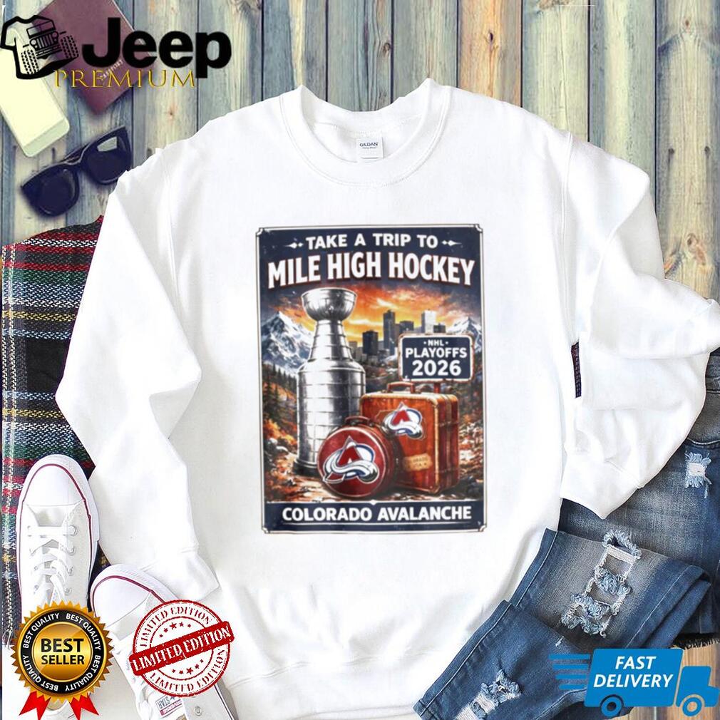 Colorado Avalanche Mile High Hockey NHL Playoffs 2026 Retro Vintage Sports Men Women Fans T Shirt