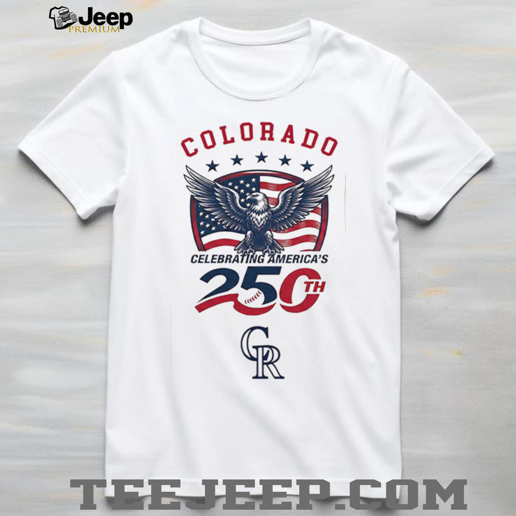 Colorado Rockies Celebrating America’s 250th Baseball Jersey T Shirt Custom Name