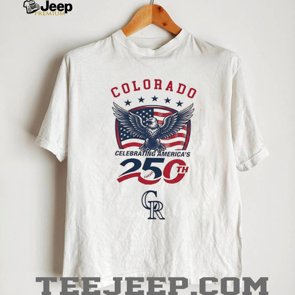 Colorado Rockies Celebrating America’s 250th Baseball Jersey T Shirt Custom Name