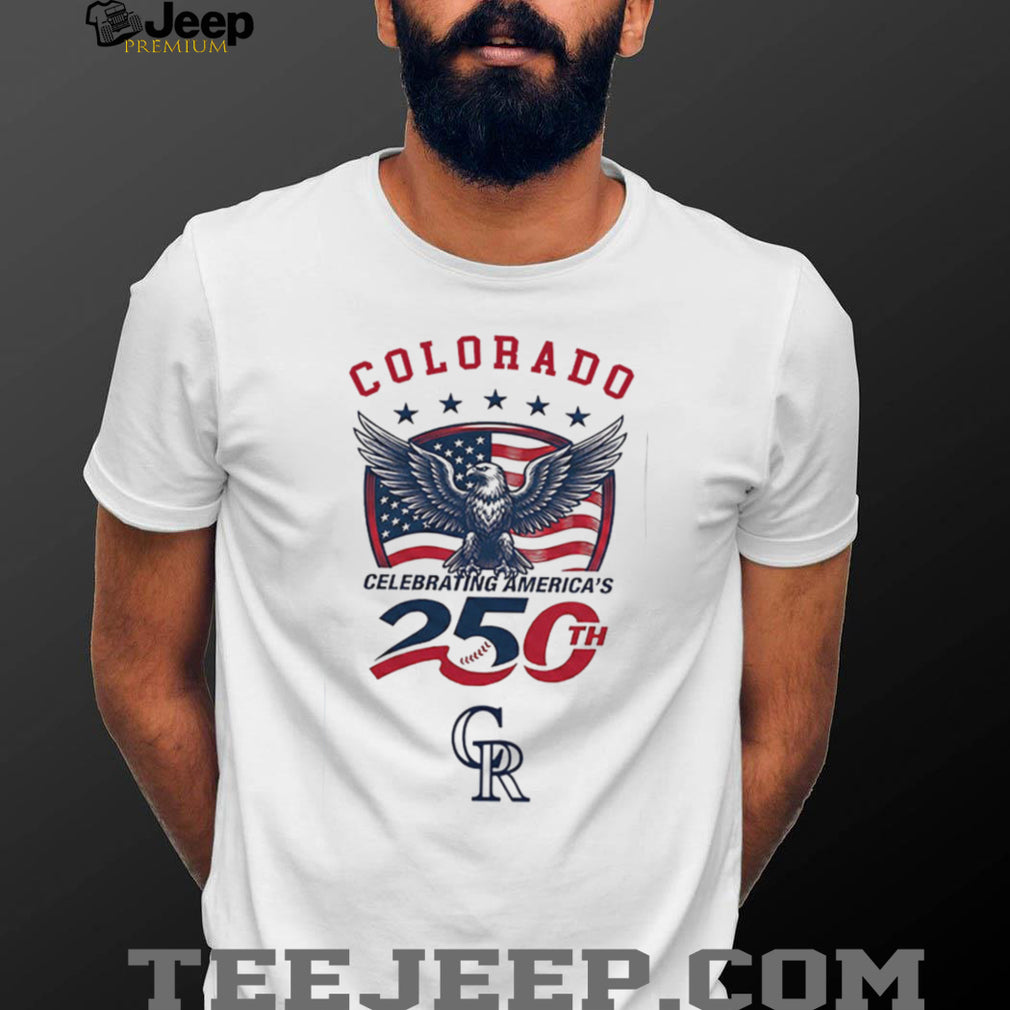 Colorado Rockies Celebrating America’s 250th Baseball Jersey T Shirt Custom Name