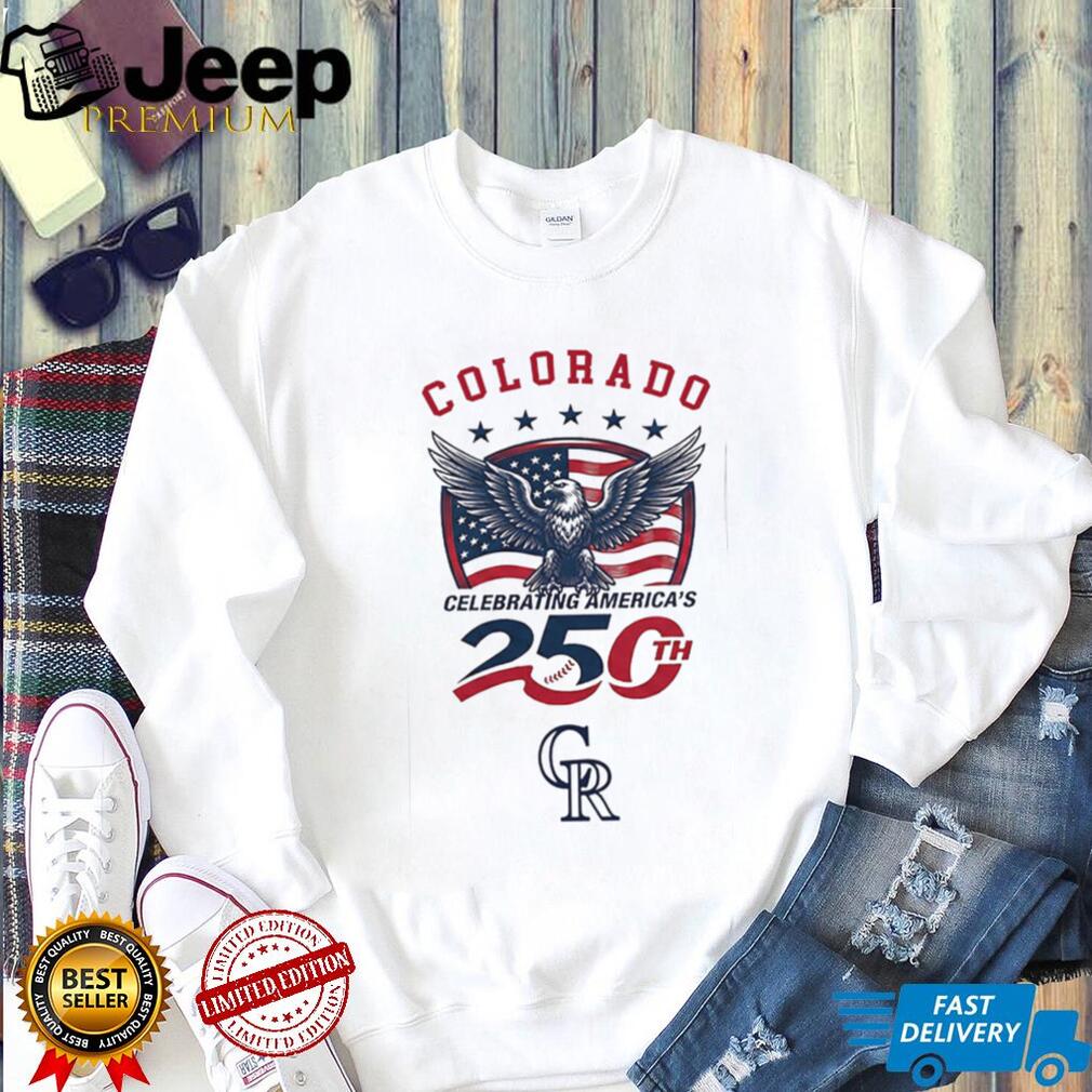 Colorado Rockies Celebrating America’s 250th Baseball Jersey T Shirt Custom Name