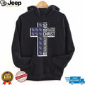 Colorado Rockies Christian Faith T Shirt Strengthening Cross Design