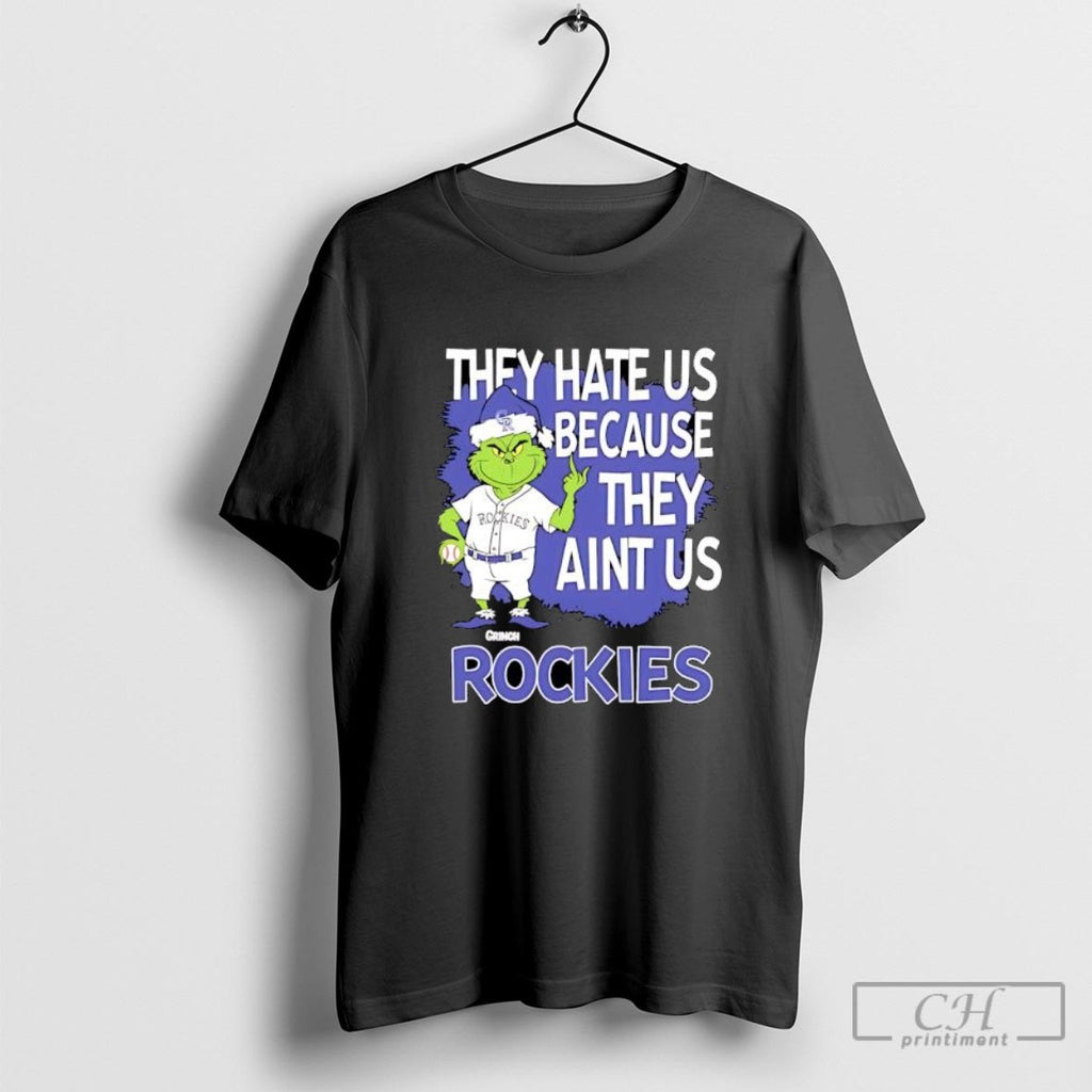 Colorado Rockies Grinch Christmas They Hate Us Aint Us Shirt Sweater