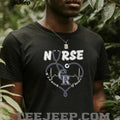 Colorado Rockies Nurse T Shirt MLB Baseball It’s a Work of Heart Nursing T Shirt