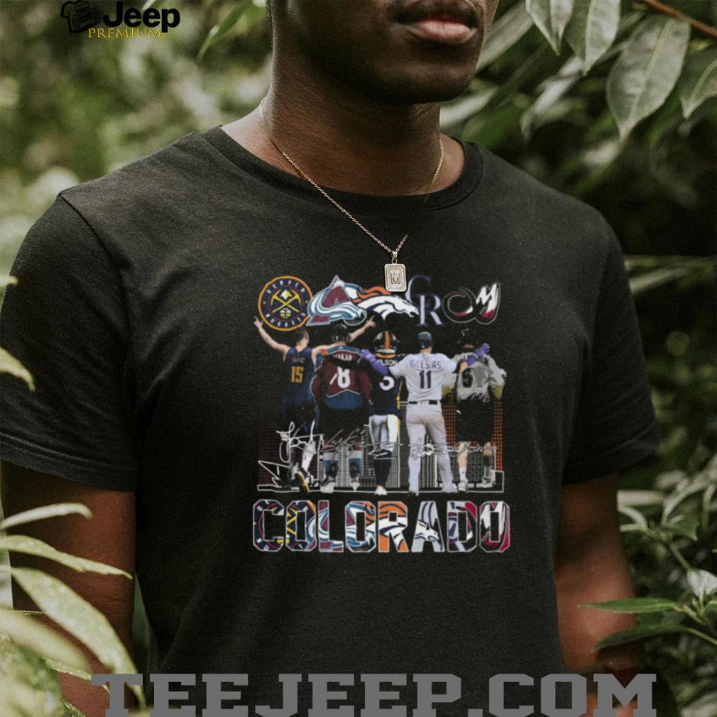Colorado Sports Legends Skyline Signatures Graphic T Shirt