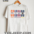 Colorado State Pride Multi Team Logo Typography T Shirt White Edition