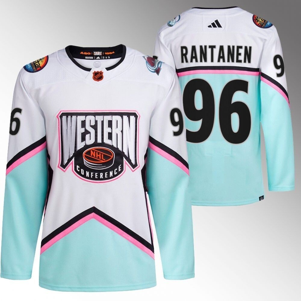 Colorado Avalanche #96 Mikko Rantanen White 2023 NHL All-Star Western Conference Authentic Jersey