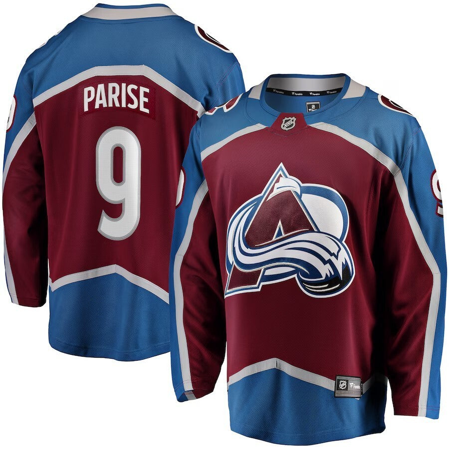 Colorado Avalanche #9 Zach Parise Home Premier Breakaway Player Jersey - Maroon