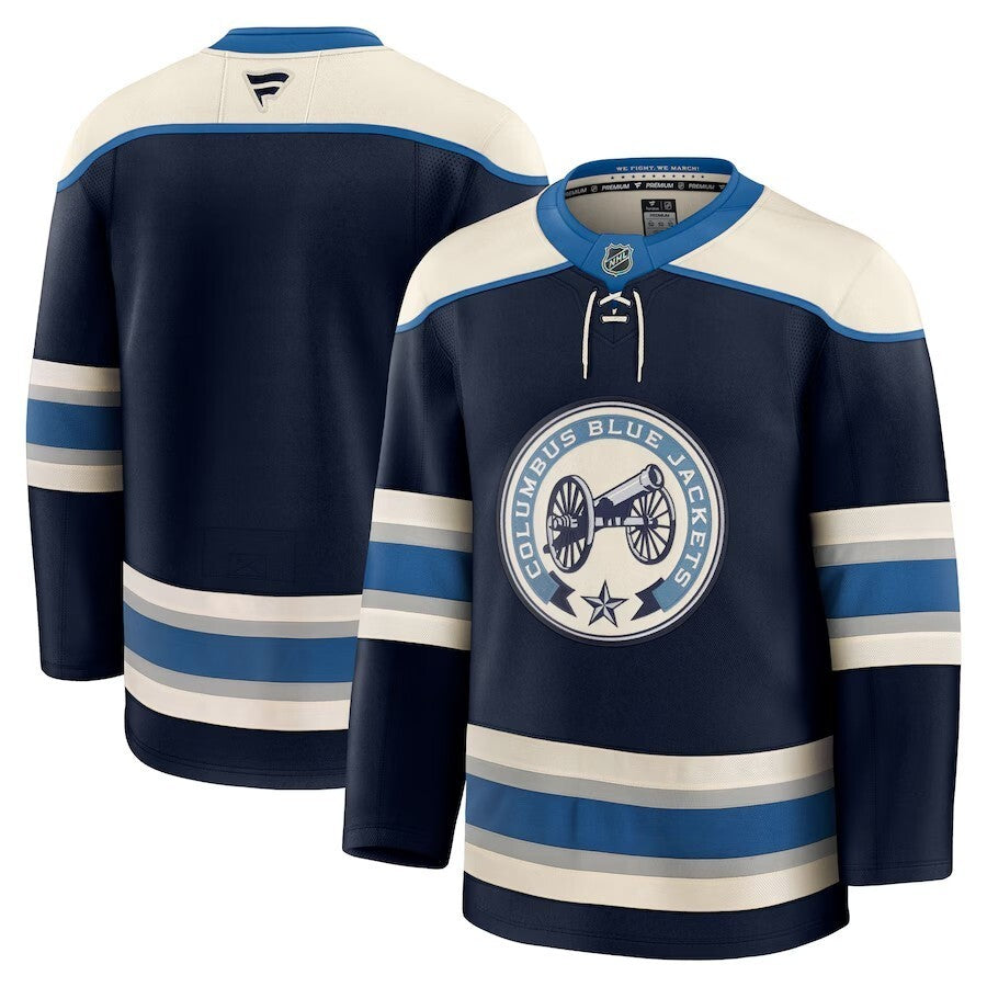 Columbus Blue Jackets Fanatics Alternate Premium Jersey - Navy