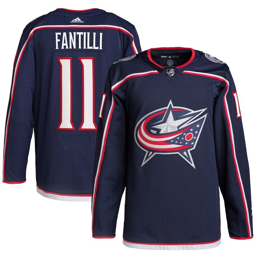 Columbus Blue Jackets #11 Adam Fantilli Home Primegreen Authentic Pro Player Jersey - Navy