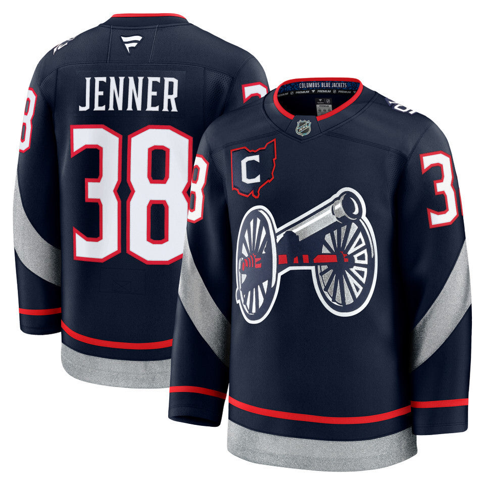 Columbus Blue Jackets #38 Boone Jenner 2025 Stadium Series Style 2