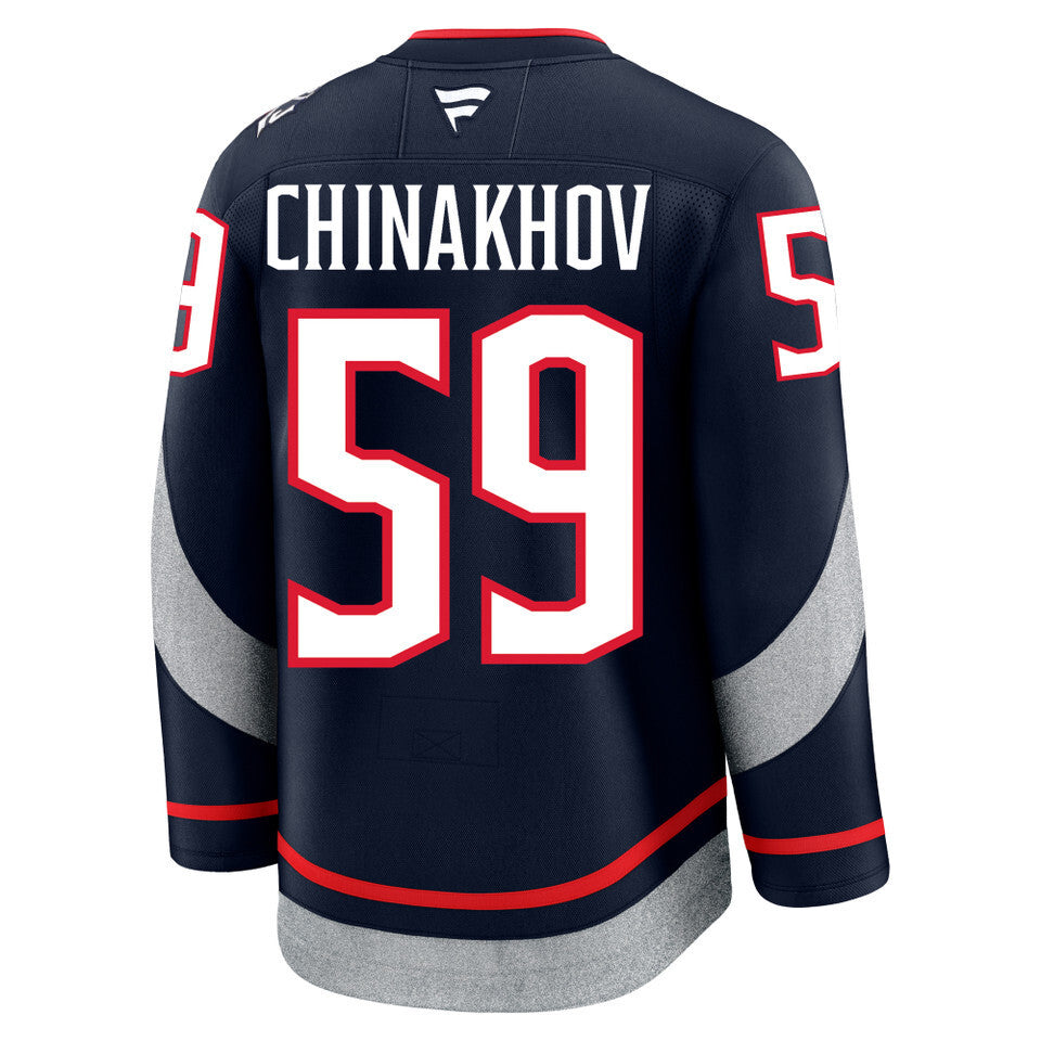 Columbus Blue Jackets #59 Yegor Chinakhov 2025 Stadium Series Style 2