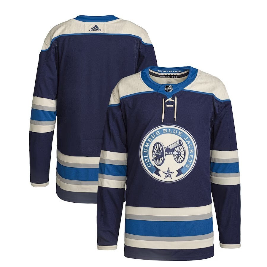 Columbus Blue Jackets adidas Alternate Primegreen Authentic Pro Jersey – Navy