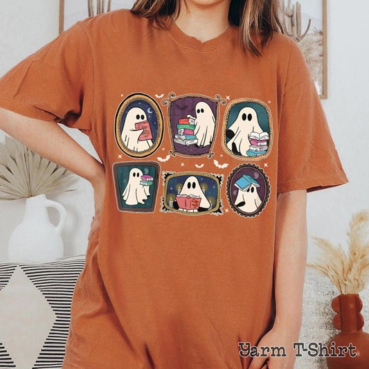 Comfort Colors Acotar Ghost Book Shirt, Acotar Halloween Tshirt, Book Reader Shirt, Throne of Glass Merch, Read More Books Shirt