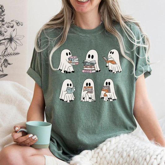 Comfort Colors Acotar Ghost Shirt, Acotar T Shirt, Bookish Ghost T-Shirt, Throne of Glass, SJM Book Reader, SJM Tee, Book Ghosts T Shirt, SJM Halloween Shirt