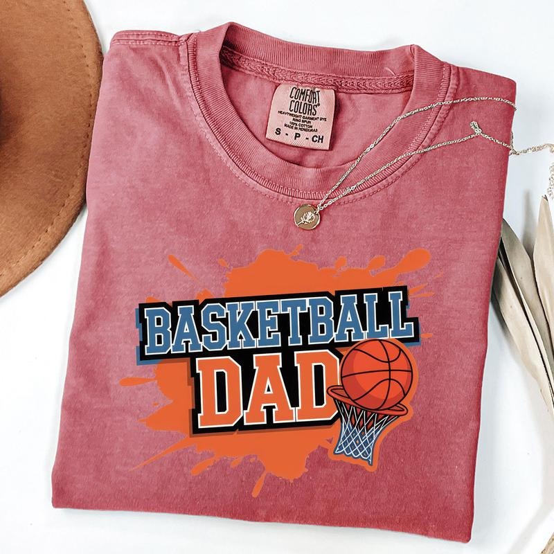 Comfort Colors Basketball Dad Shirt, Game Day Basketball Shirt, New Dad Gift, Father's Day Gift