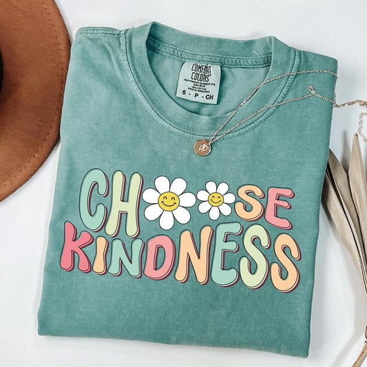 Comfort Colors Choose Kindness Shirt, Cute Teacher T Shirt, Be Kind Teacher Shirt, Back to School Tee, Elementary School Teacher T-Shirt