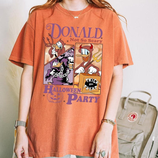 Comfort Colors Do.nald Halloween Party Shirt, Donald Halloween Shirt, Halloween Women's Shirt, Spooky Season Shirt