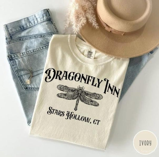 Comfort Colors Dragonfly Inn Stars Hollow Charming Gilmore Girls T-shirt Gilmore Girls fans