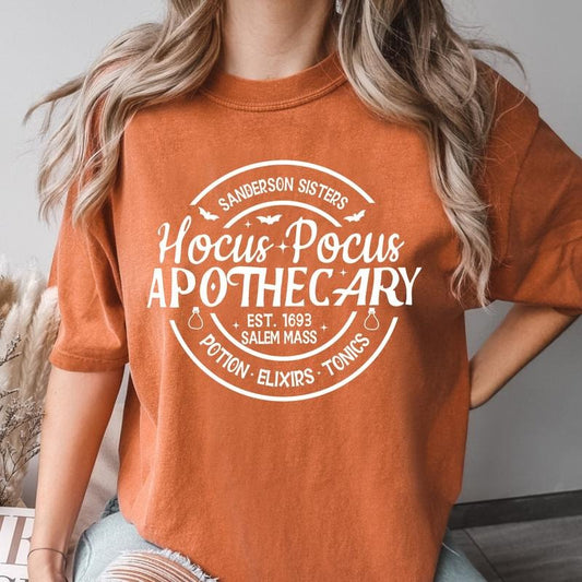 Comfort Colors Hocus Pocus Apothecary Shirt, Crewneck Sweatshirt