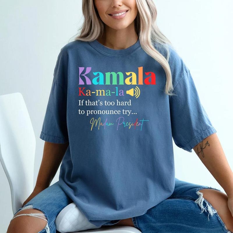 Comfort Colors Madam President Shirt, Kamala Harris T-Shirt, Democrat Tee, Election 2024 Shirt, Vote Democrat T-shirt, US Election Tee