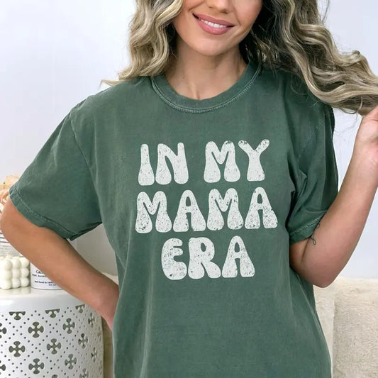 Comfort Colors Mama Shirt For Mothers Day Gift Mama Tshirt In My Mom Era Shirt Birthday Gift For Mom Gift For New Mom Mothers Day Tee TK43GN