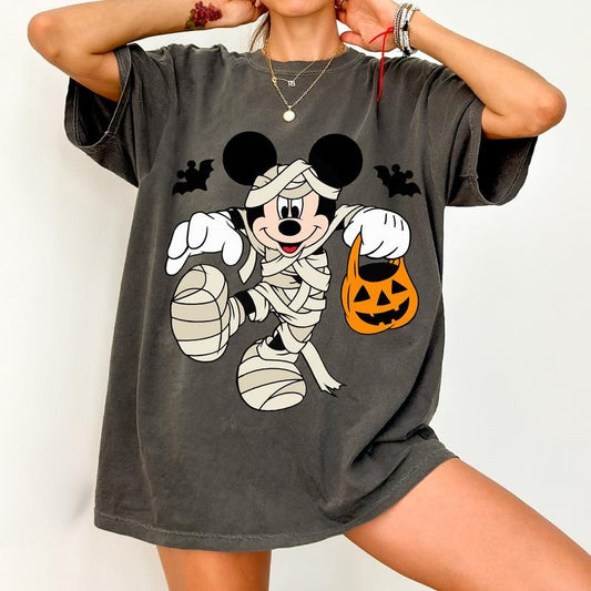 Comfort Colors Mic.key Zombie Shirt, Halloween Party Shirt, Halloween Tee