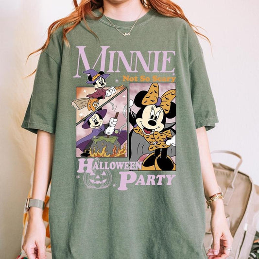 Comfort Colors Min.nie Not So Scary Halloween Party Shirt, Halloween Shirt, Spooky Season Shirt
