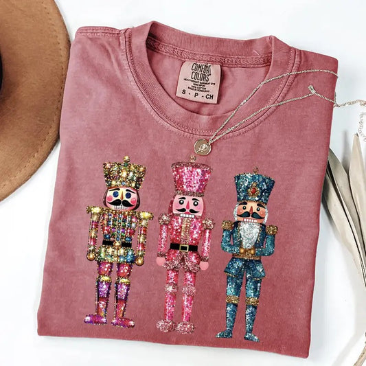 Comfort Colors Nutcracker Christmas Shirt, Cute Vintage Christmas Tee, Christmas Gift