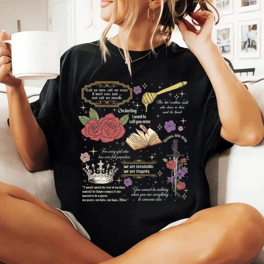 Comfort Colors Powerless Bookish Shirt, Kai Azer I Love You Shirt, Fearless Fan Shirt, Gift for Bookworm Shirt, Romantic Quotes Tee