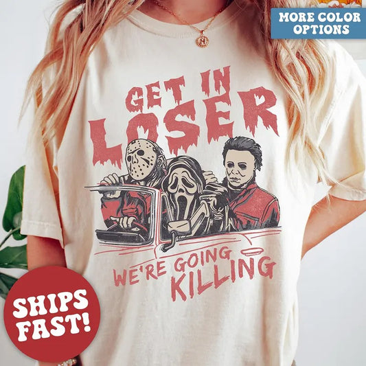 Comfort Colors Retro Halloween Shirt, Vintage Halloween Shirt, Halloween Costume, Horror Shirt