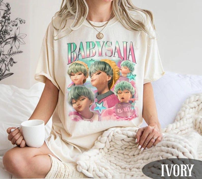 Comfort Colors Saja Boys Kpop Demon Hunters Tshirt Gift ,Saja Boys Team,Mira Pullover For Zoey,Demon Hunter Merch,Baby Saja Shirt