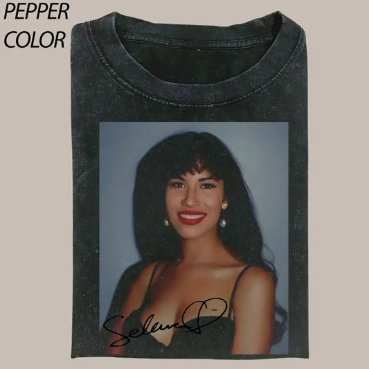 Comfort Colors Selena Tejano Singer T-Shirt, Iconic Tribute Tee, Mexican Music Tee, Latina Tee Gift Womenswear Top