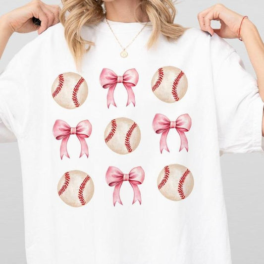 Comfort Colors Shirt, Coquette Cute Baseball Mama Shirt, Baseball Softball Bow Shirt, Gifts For Baseball Mom, Mothers Day Shirt, Baseball Season T Shirt for Women, Gift For Baseball Lover Tees, Baseball Coquette Bow T Shirt for Her, Baseball Mom Women Top