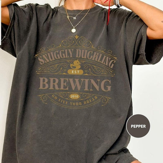 Comfort Colors Snuggly Duckling Shirt, Vintage Cartoon Tee, Snuggly Duckling, Brewing Tangled, Inspired T-shirt, Tangled Movie Gift