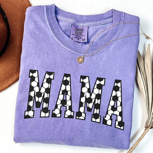 Comfort Colors Soccer Mama Shirt, Mothers Day Gift For Soccer Mom, Gift For Soccer Lover Mom Shirt