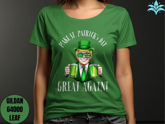 Comfort Colors St Patricks Day Sweatshirt St Patricks Trump Shirt Shamrock Shirt Irish Day Trump Tee St Patricks Sweatshirt