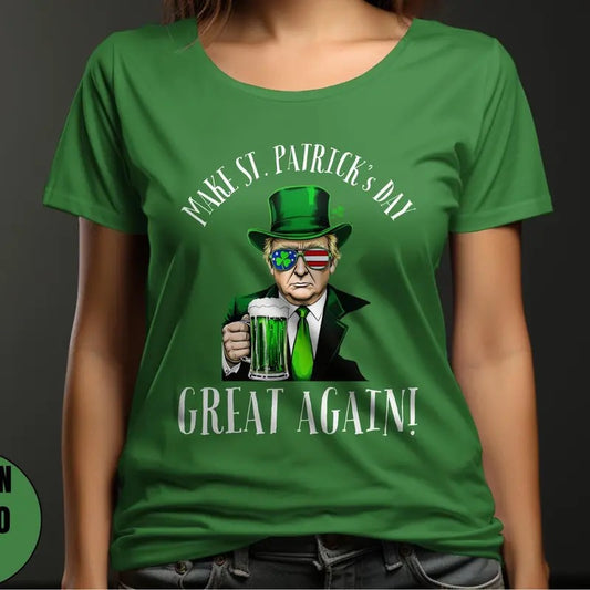 Comfort Colors St Patricks Trump Shirt Trump Shamrock Shirt Make St Patrick's Day Great Again Sweatshirt Irish Day Trump Tee St Patricks