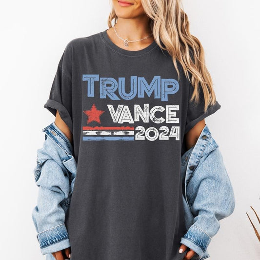 Comfort Colors Trump Vance 2024, Make America Great Again, Trump 2024, JD Vance, Republican Shirt, Election Shirt, Political Shirt